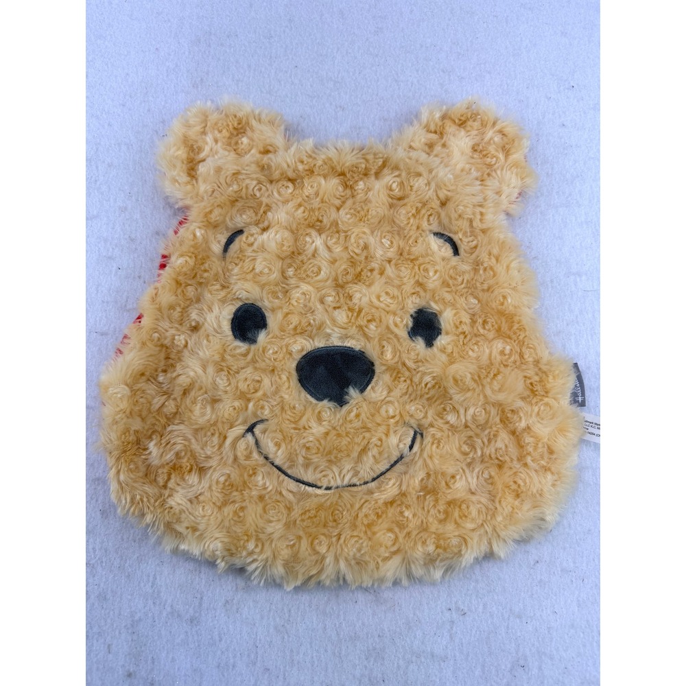 Disney Winnie the Pooh Hallmark Plush Lovey Security Blanket Red Polka Dot 13"